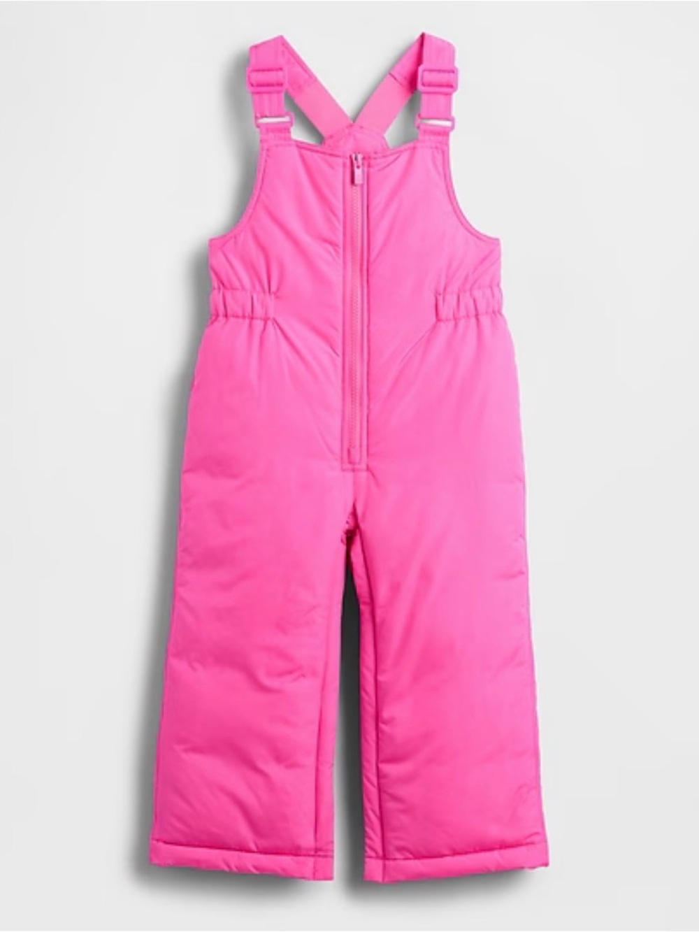 GAP Bright Pink Insulated Kids Snow Overalls